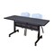 Kobe Rectangle FlipTop Table, 60" W, 29" H, Laminate Top, Gray MKFTM6024GY47GY - alternate 1
